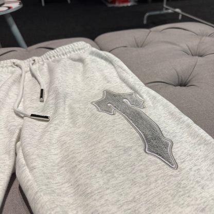 Geedup X Trapstar Team Logo Irongate Trackpant 'White Marle/Grey'