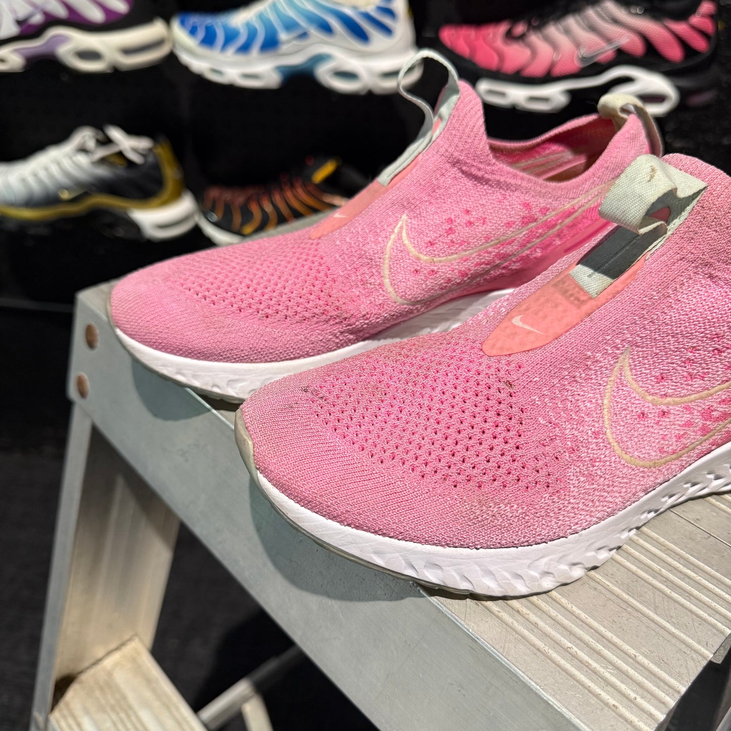 Nike Phantom React Flyknit Running 'Pink Aqua' (Second hand)