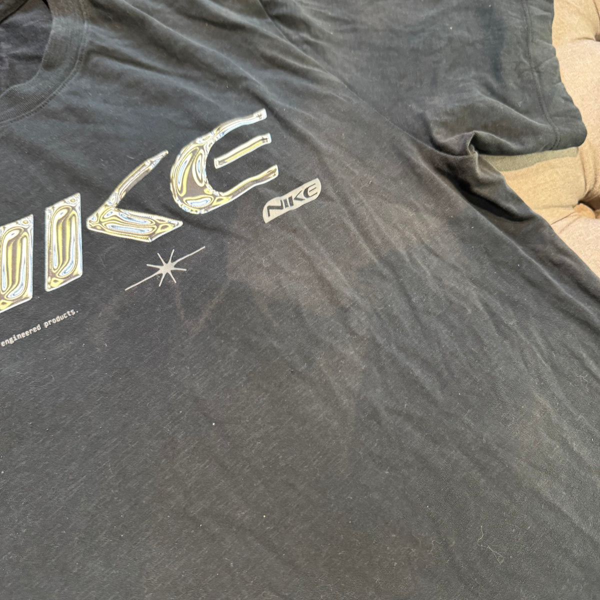 Nike Dri-FIT Fitness T-Shirt 'Black Chrome' (Second hand)