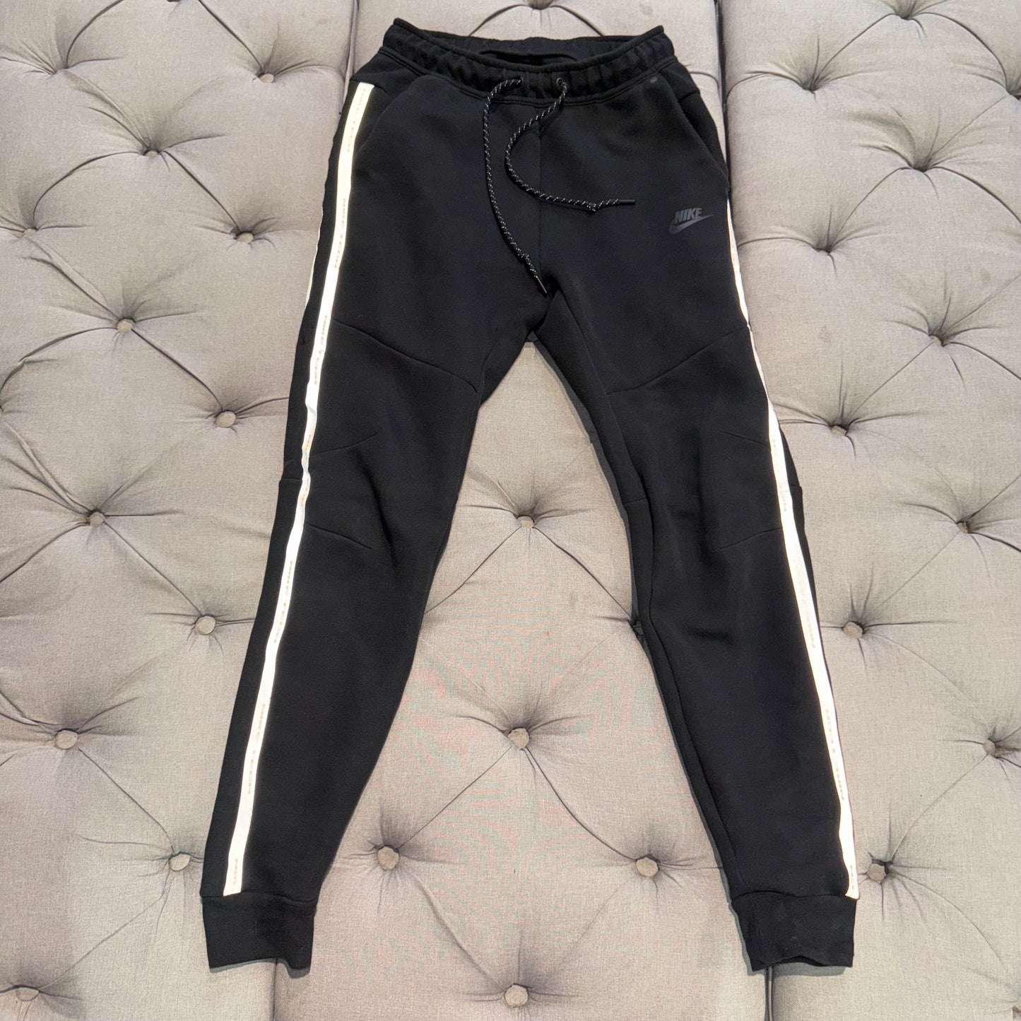 Nike Tech Fleece Pants Reflective Set 'Black Grey' (Second hand)
