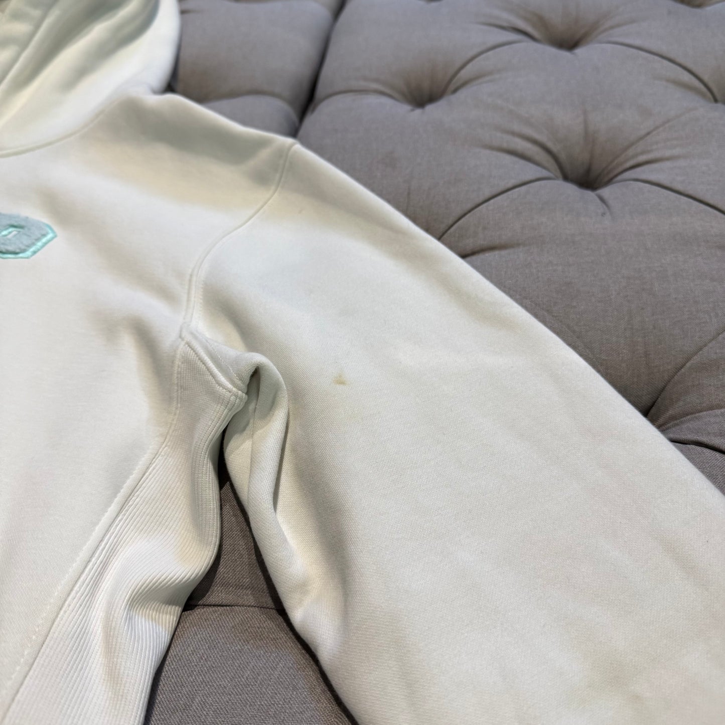 Geedup Play For Keeps Hoodie 'Cream Teal' (Second hand)