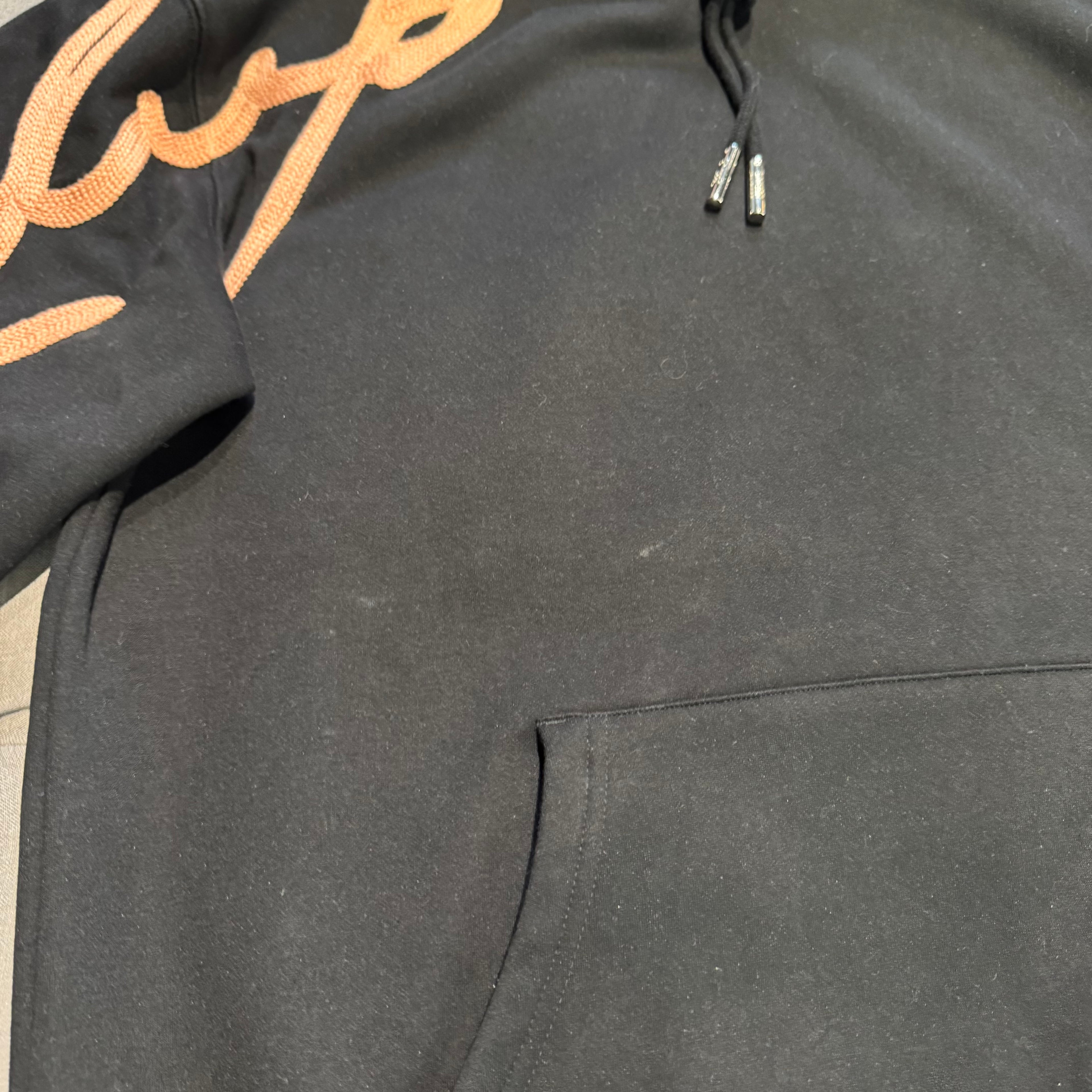 Geedup Signature Hoodie 'Black Peach' (Second hand)