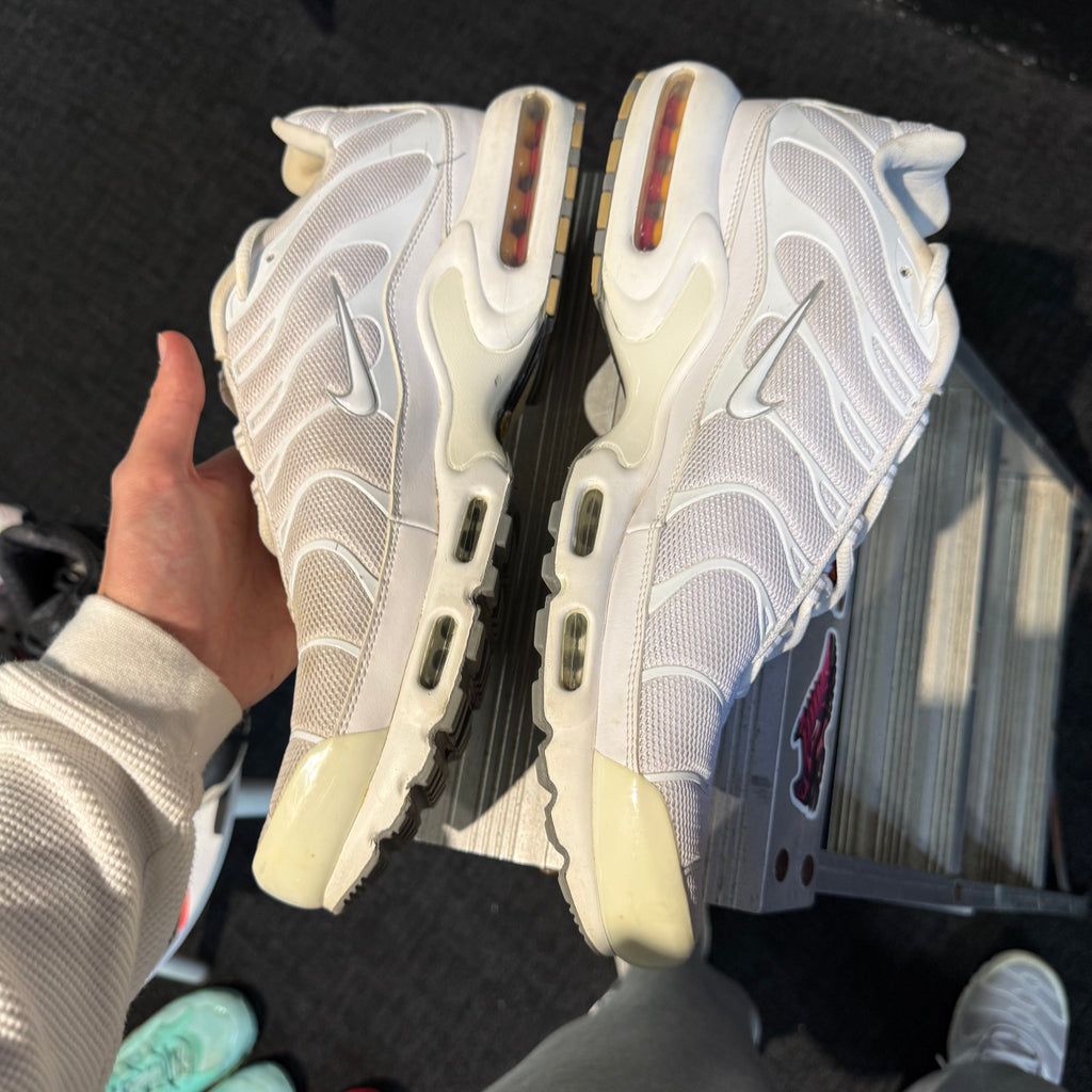 Nike Air Max Plus TN 'Triple White Casper' (Second hand)