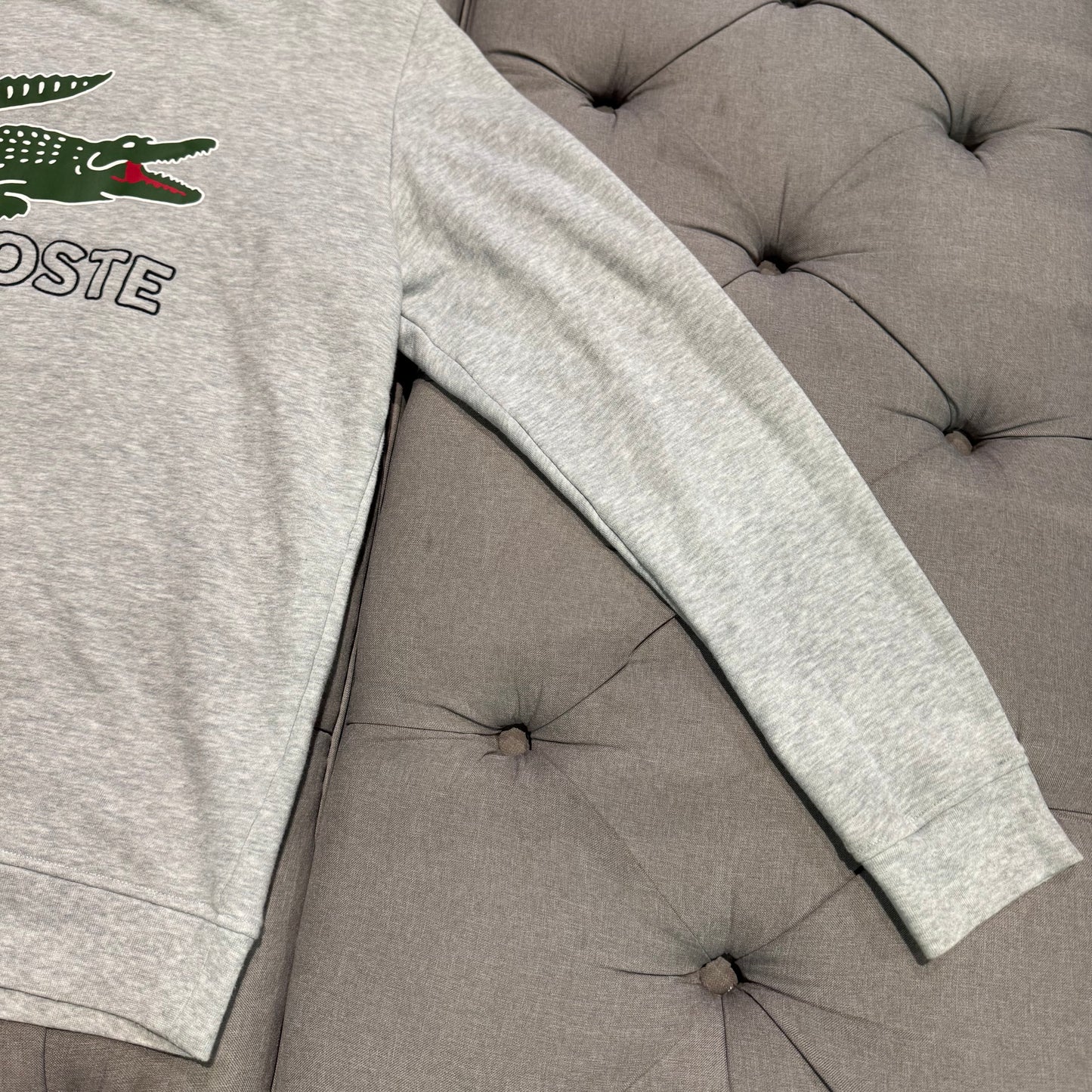 Lacoste Big Logo Crewneck 'Grey' (Second hand)