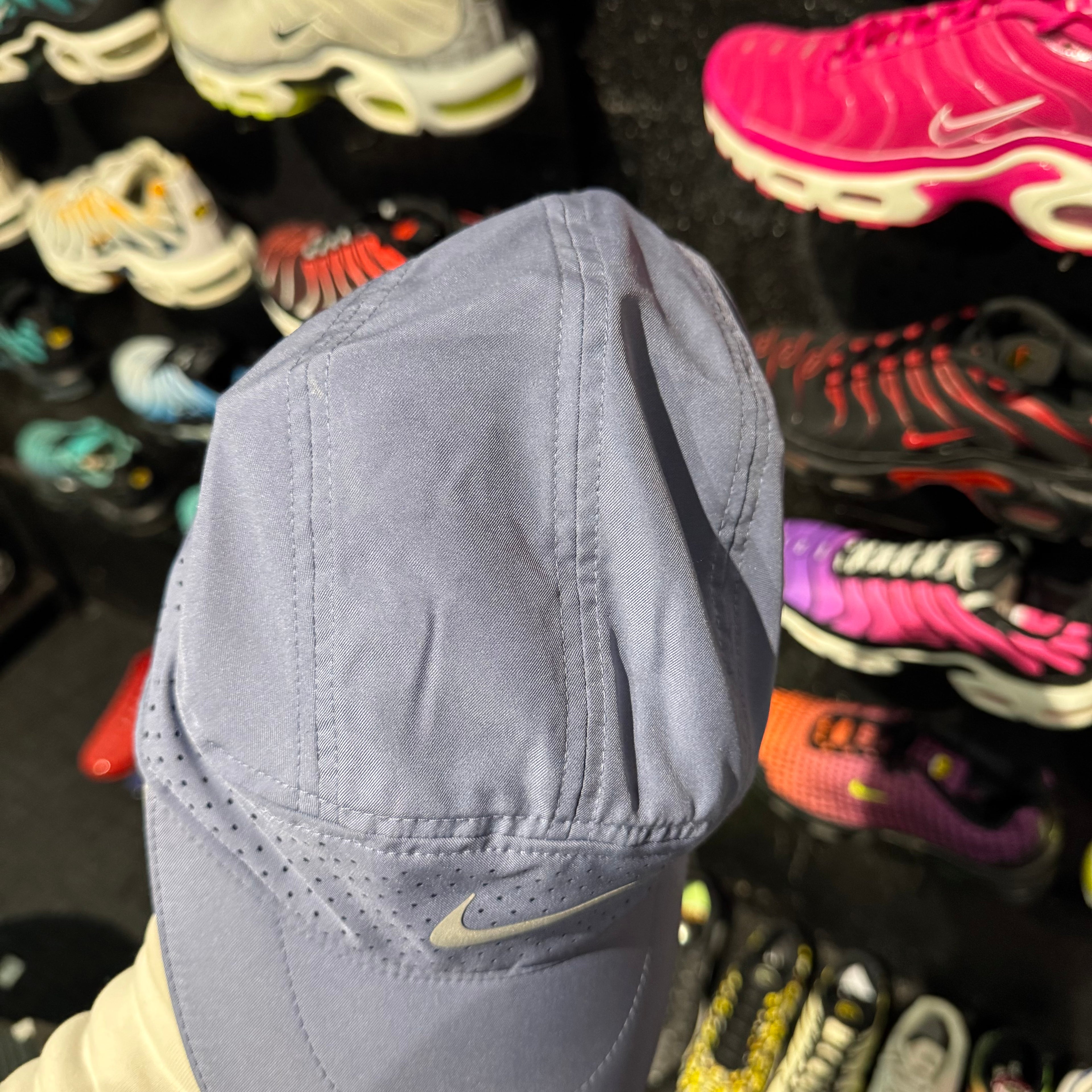 Nike Drifit Reflective Running Cap 'Dusty Blue' (Second Hand)