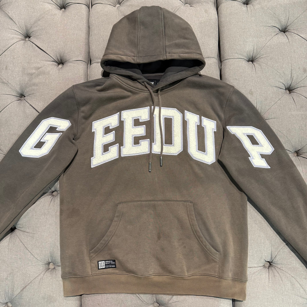 Geedup Team Logo Hoodie 'Asphalt Grey' (Second hand)