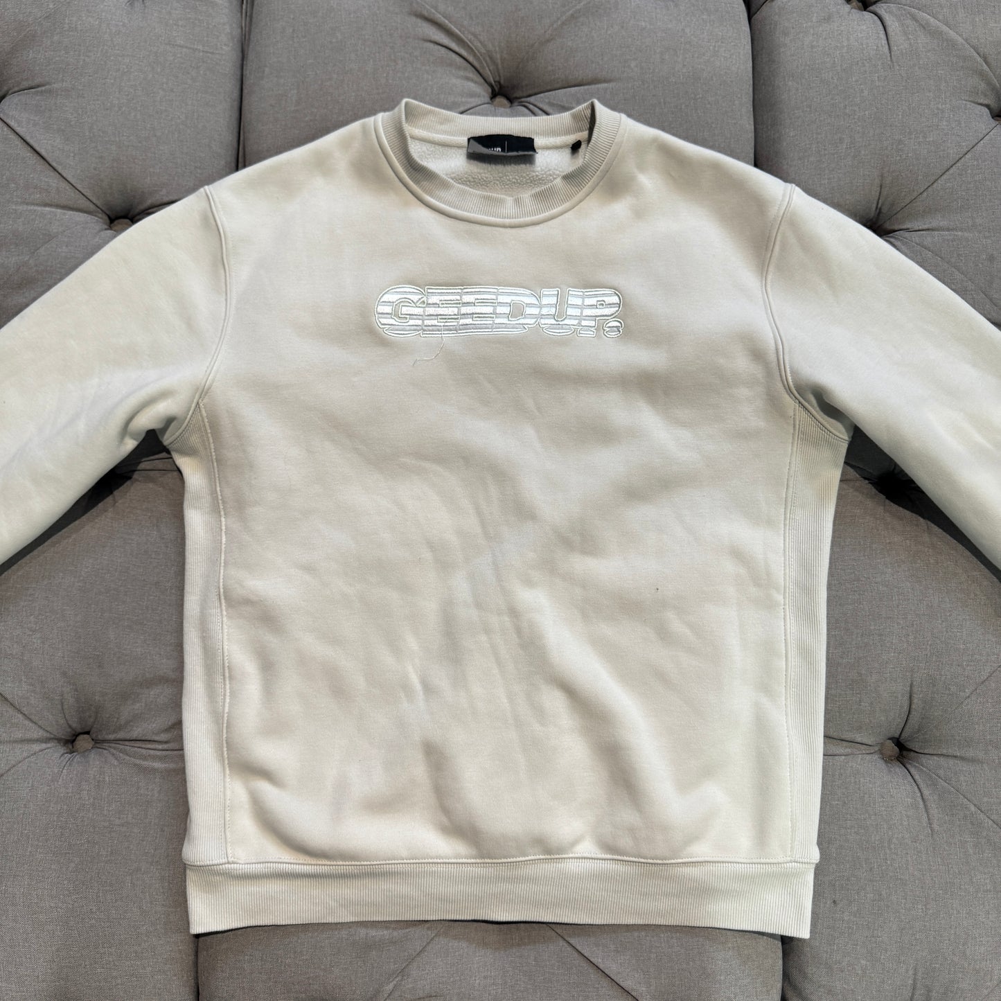 Geedup Sportsman Crewneck 'White Cream' (Second hand)