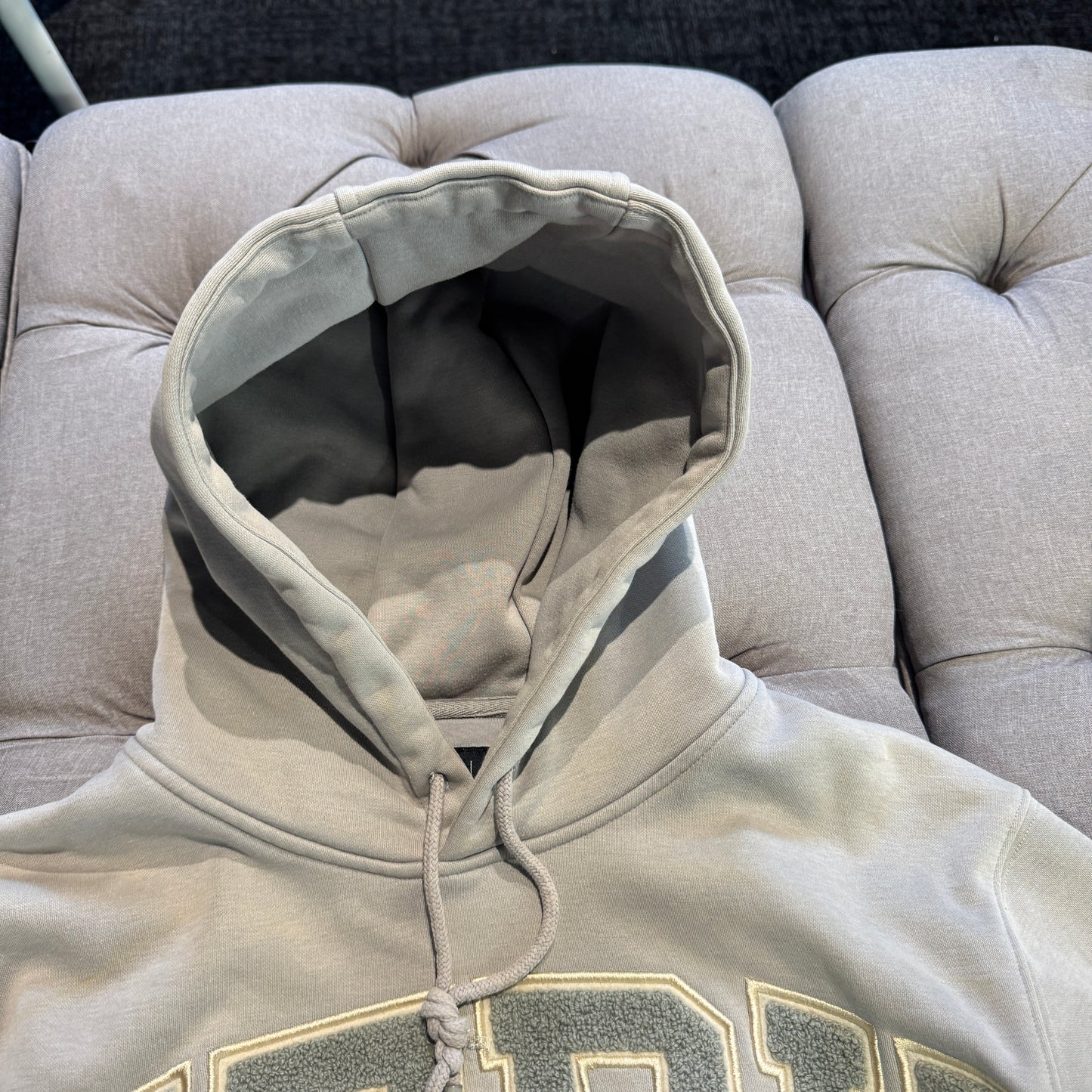 Geedup Team Logo Hoodie 'Grey Gold' (Second hand)