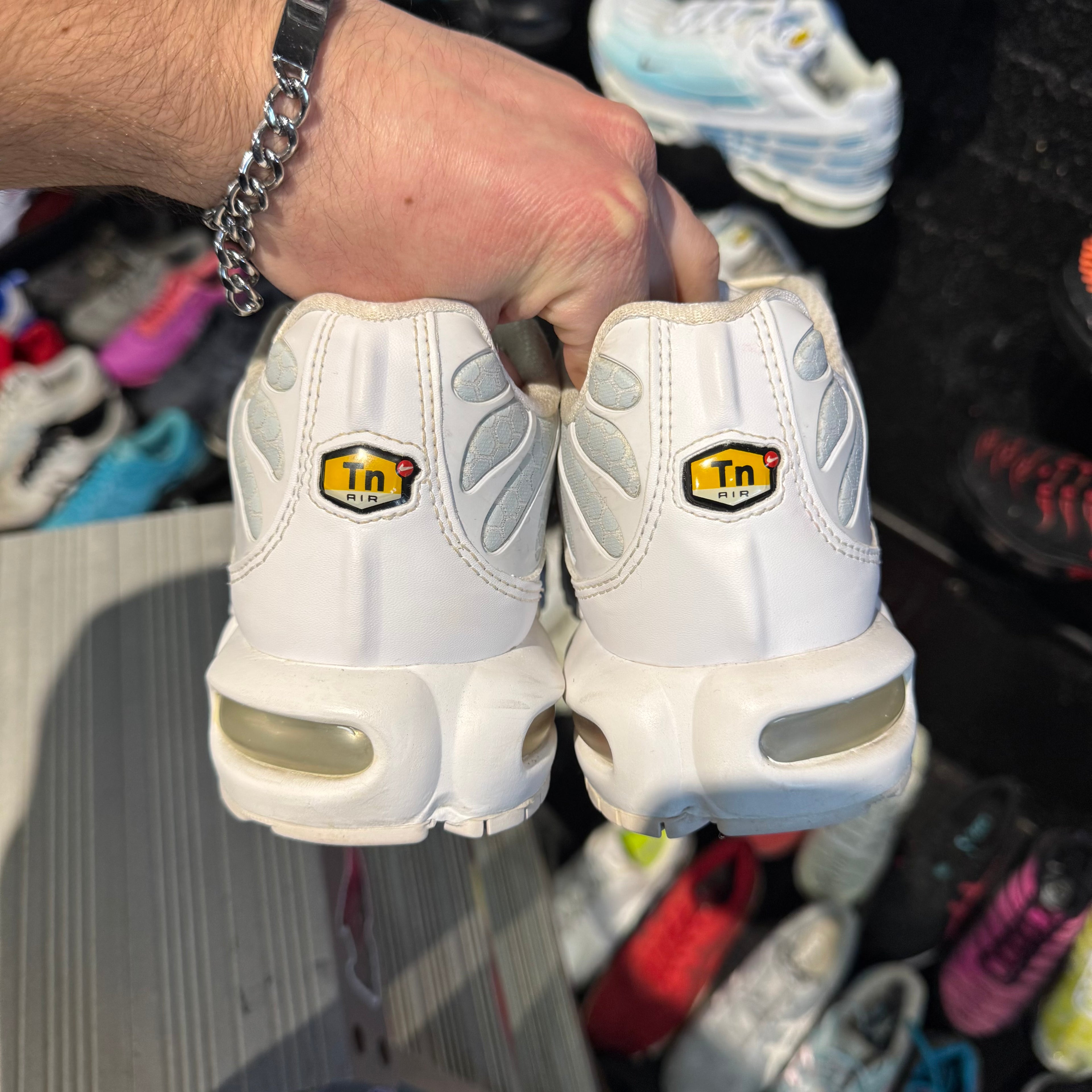 Nike Air Max Plus TN 'White Pure Platinum Hexagons' (Second hand)