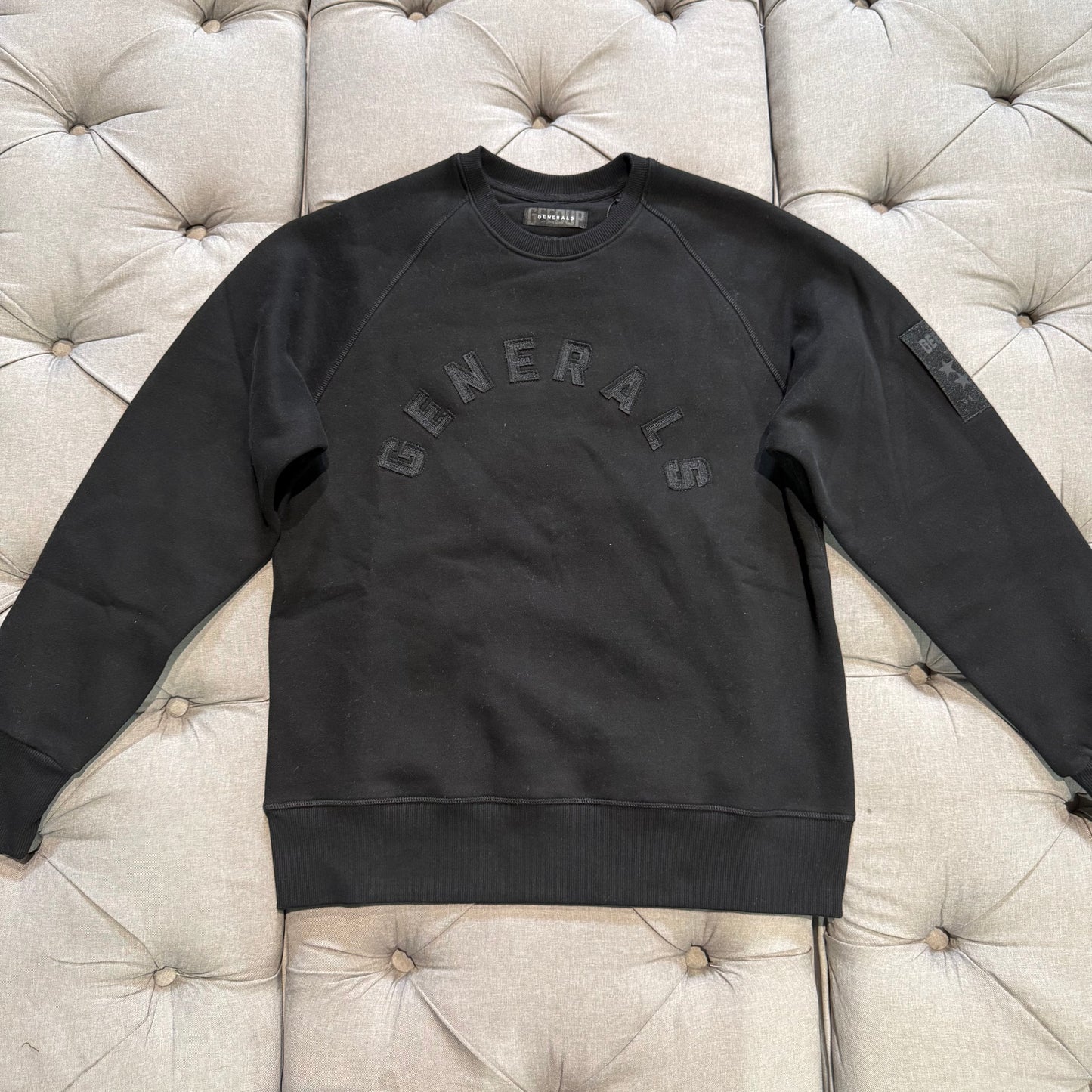 Geedup Generals Classic Fit Crewneck Jet Black (Brand New)