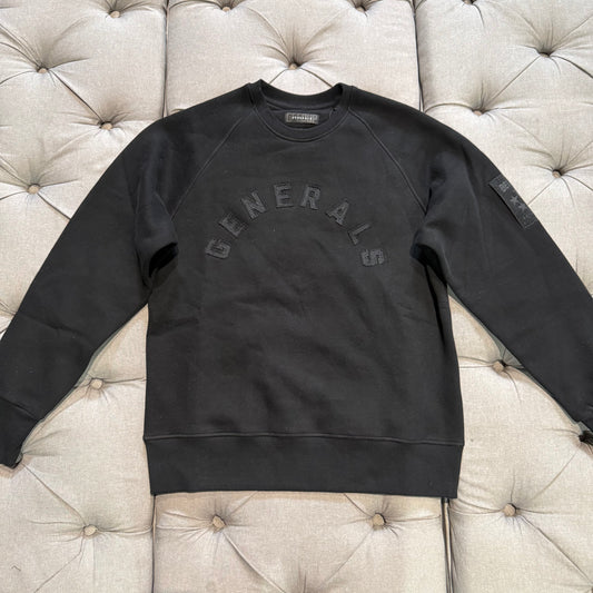 Geedup Generals Classic Fit Crewneck Jet Black (Brand New)