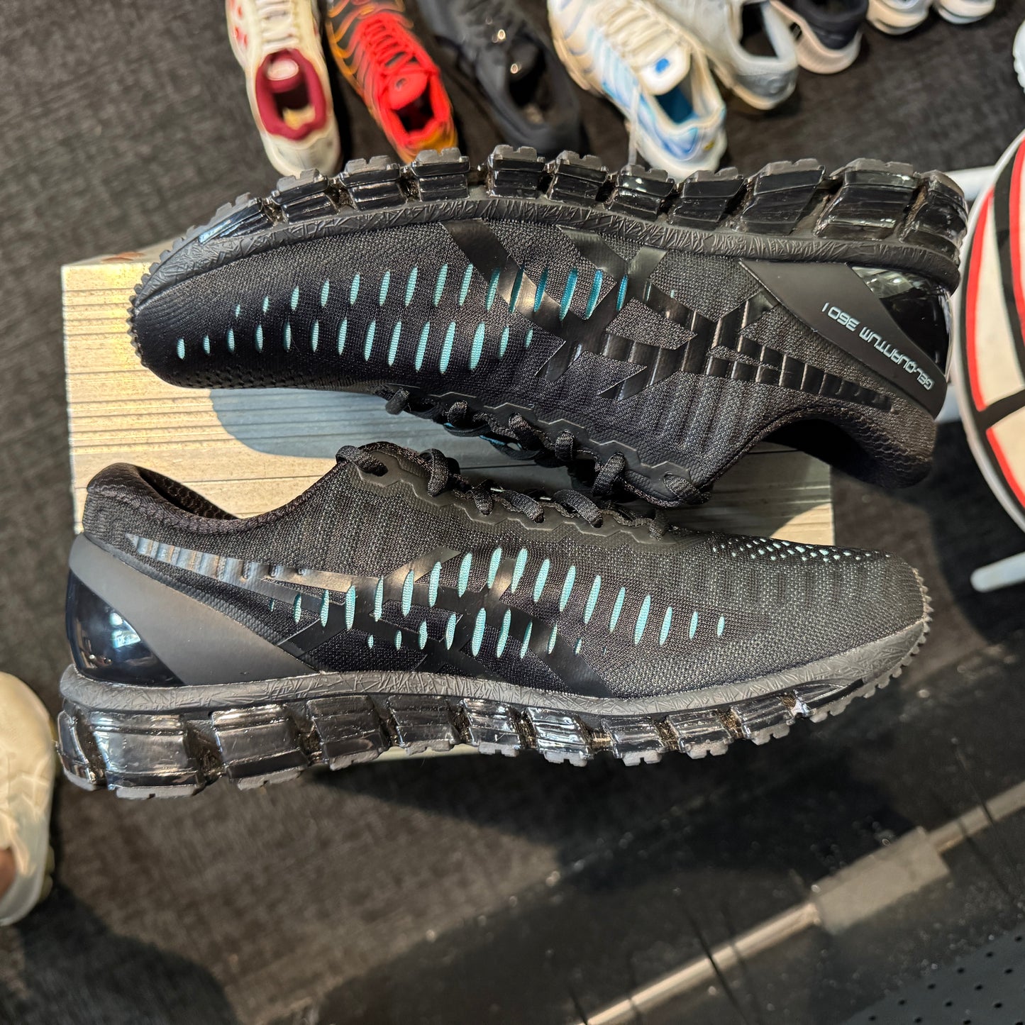 Asics Gel-Quantum 360 1 'Black Turquoise' (Second hand)