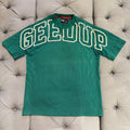 Geedup Knitted Shoulder Team Logo T-Shirt 'Forest Green Cream' (Second hand)