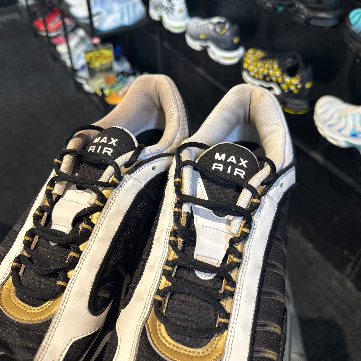 Nike Air Max Tailwind 4 'Black White Metallic Gold' (Second hand)