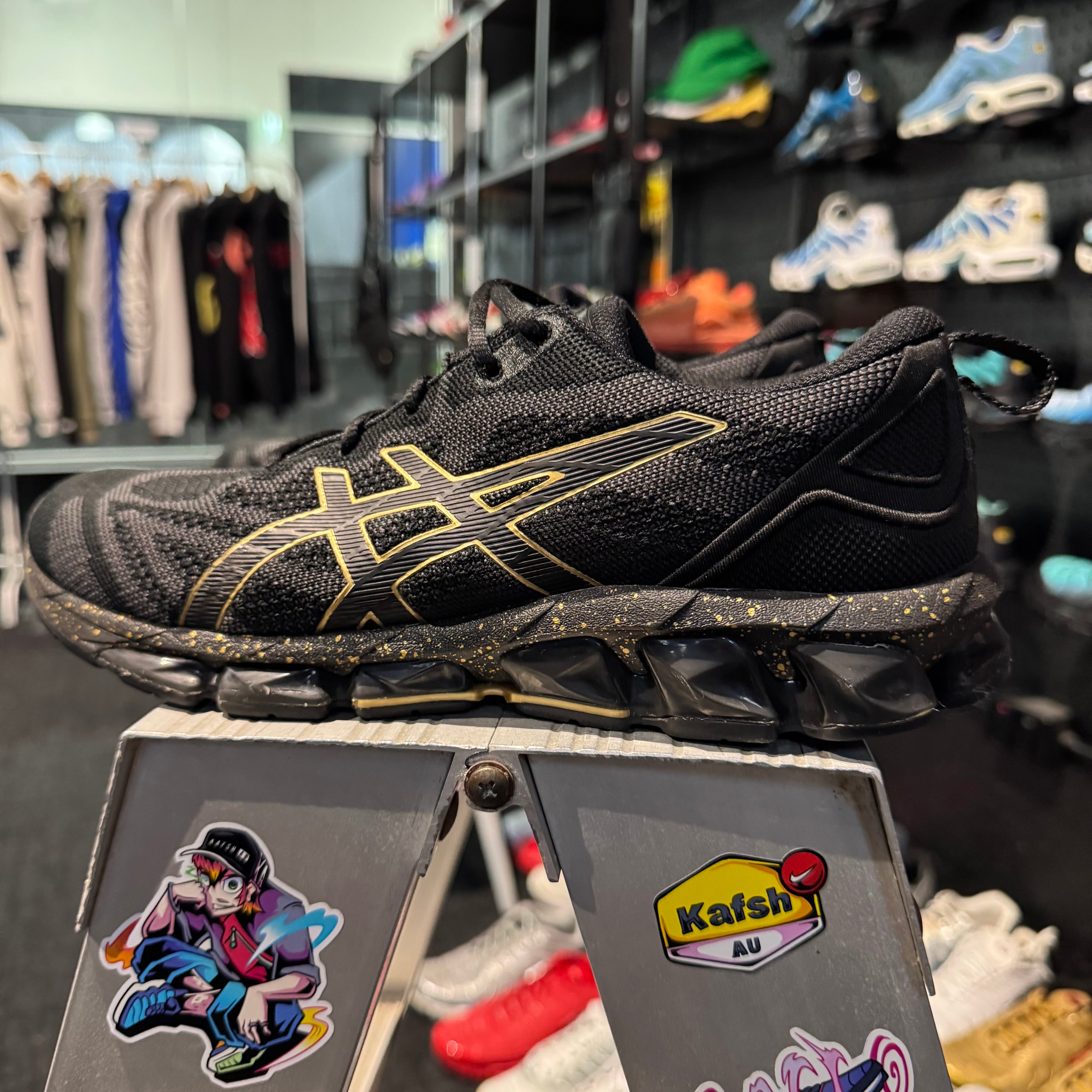 Asics Gel-Quantum 360 7 Knit 'Tokyo Neon Black Gold' (Second hand)