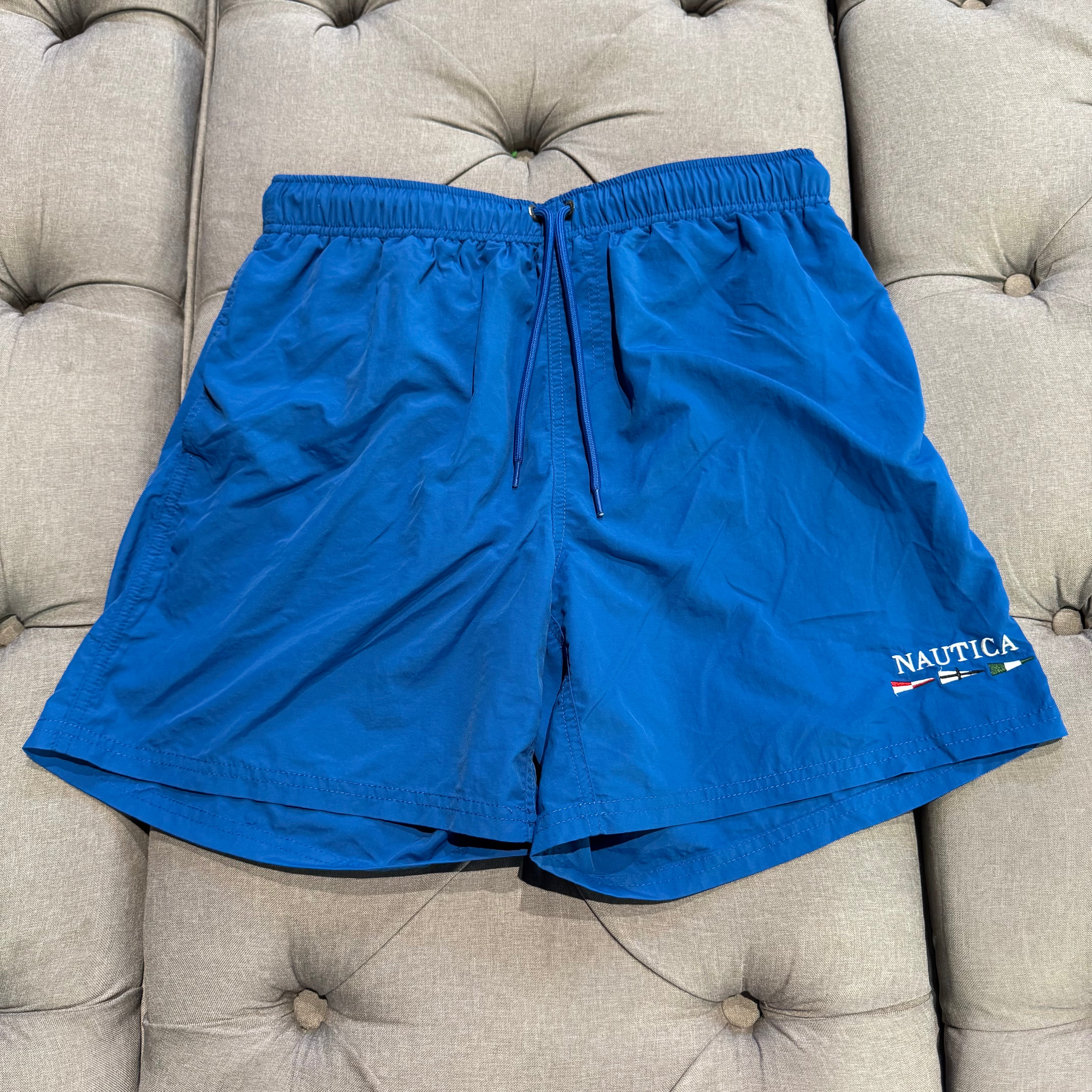 Nautica 3 Flag Swim Shorts 'Blue' (Second hand)
