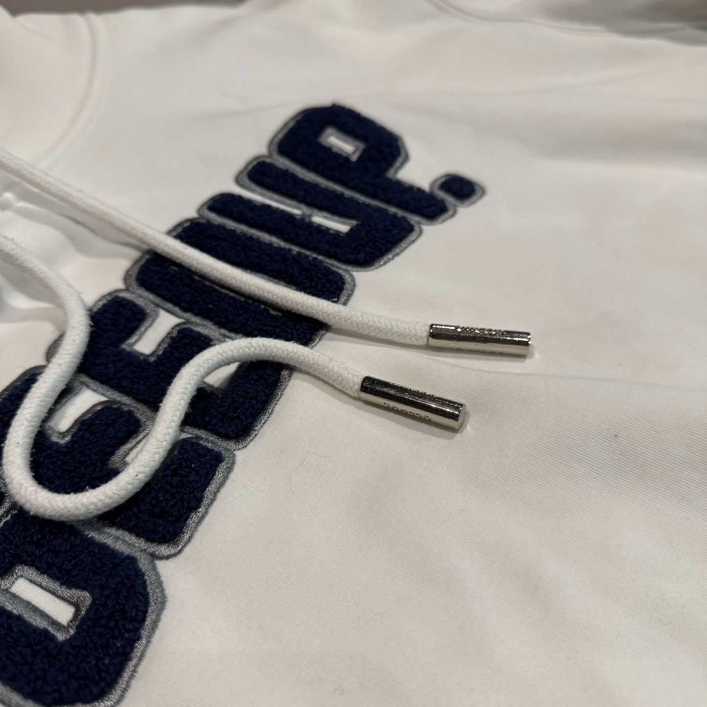 Geedup Play For Keeps Hoodie 'White Navy' (Second hand)