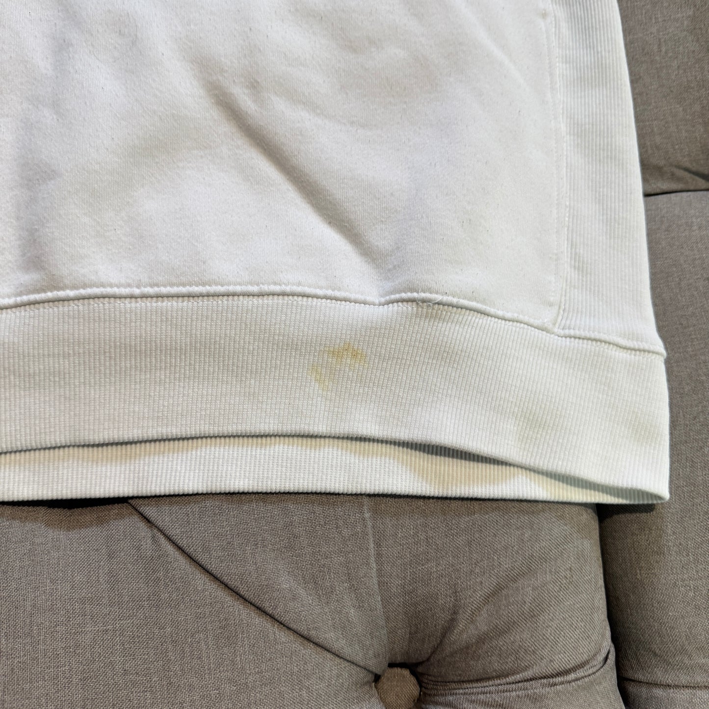 Geedup Sportsman Crewneck 'White Grey' (Second hand)