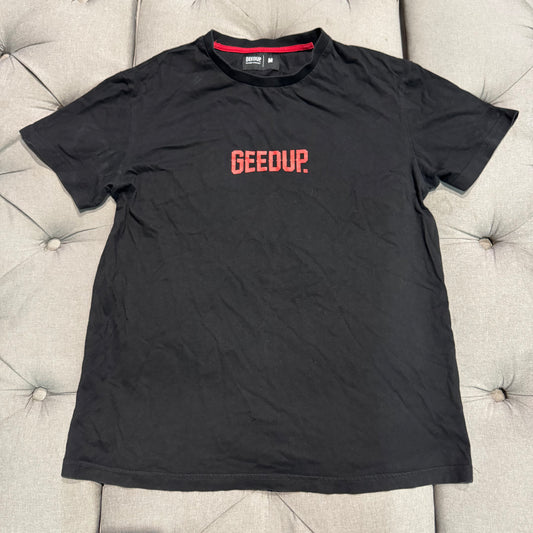Geedup Don't Lose Teeth T-Shirt 'Black Red' (Second hand)