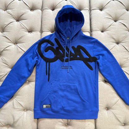 Geedup Handstyle Hoodie 'Blue Black' (Second hand)