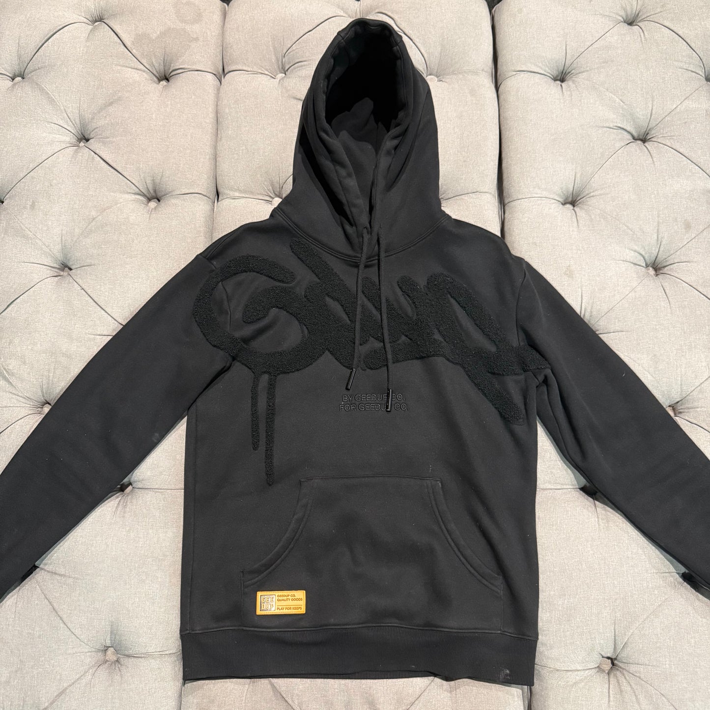 Geedup Handstyle Hoodie 'Blackout' (Second hand)