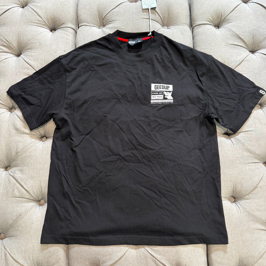 Geedup Cash Up No Tick T-Shirt  'Black White' (Brand New)