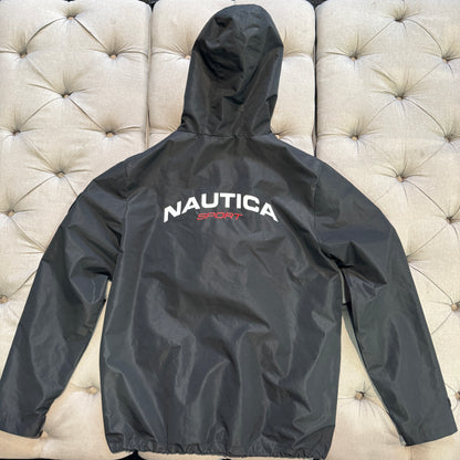 Nautica Sport Windbreaker Jacket 'Black Red White' (Second hand)
