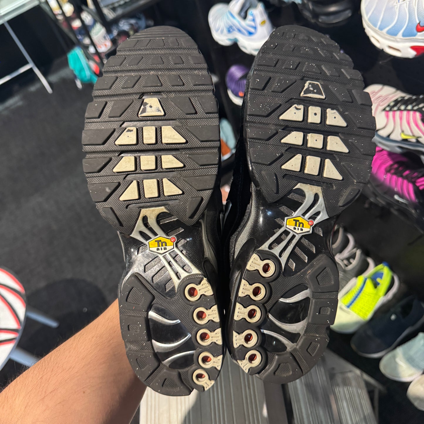 Nike Air Max Plus 'TN' Mini Swoosh Black Silver (Second hand)