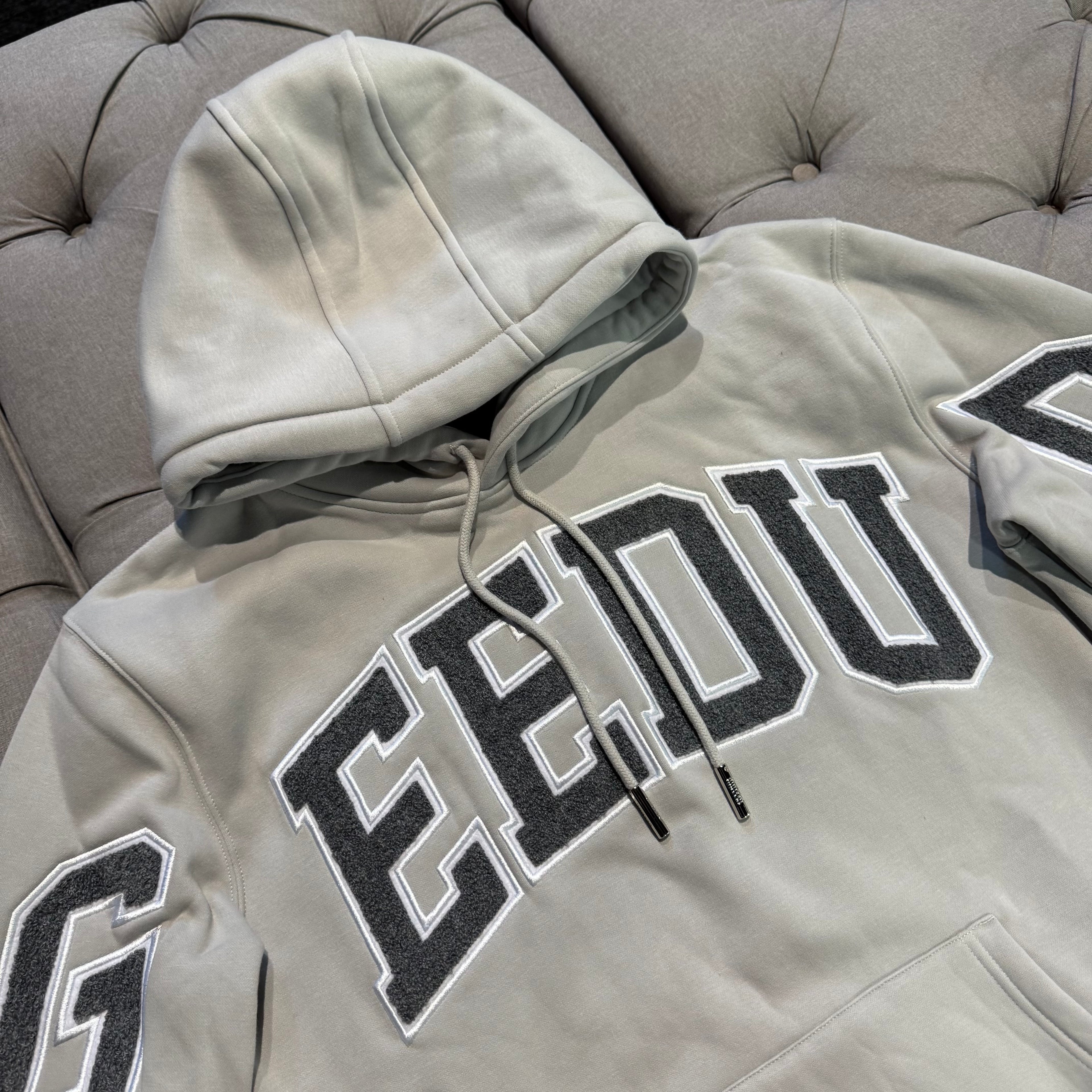 Geedup Team Logo Hoodie 'Grey Monochrome' (Brand New)