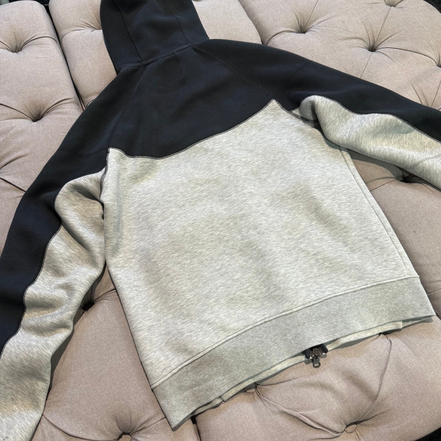 Nike Tech Fleece Jacket 'Black Grey' (Second hand)
