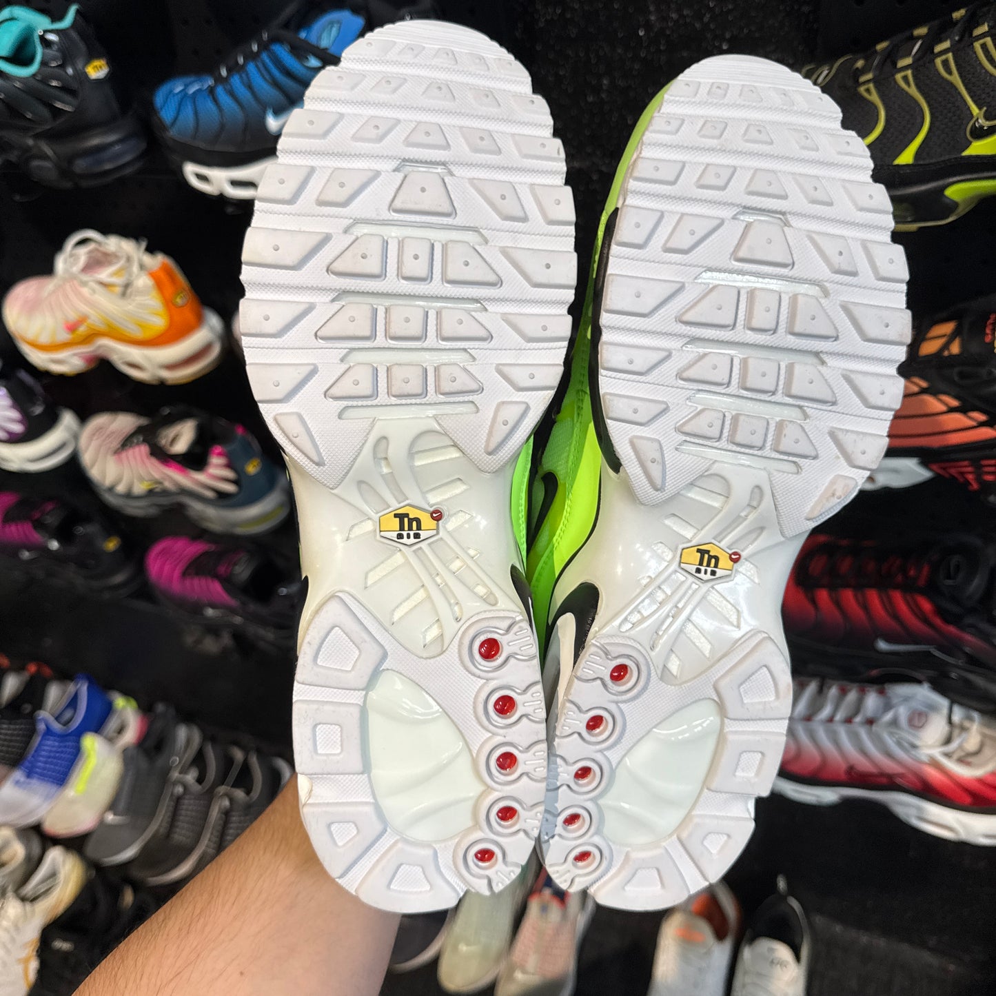 Nike Air Max Plus 'TN' Premium Overbranding Lime Blast (Brand New)