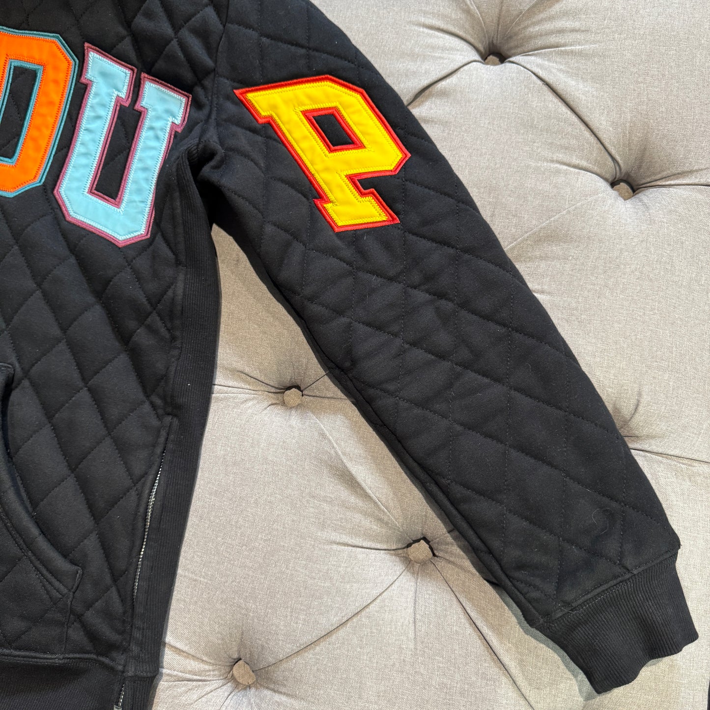Geedup Team Logo Hoodie 'Holy Grail Multi Color 2.0 Quilt' (Second hand)