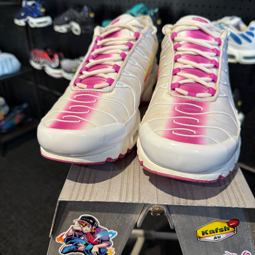 Nike Air Max Plus TN 'Lotus White Pink Fire' (Second hand)