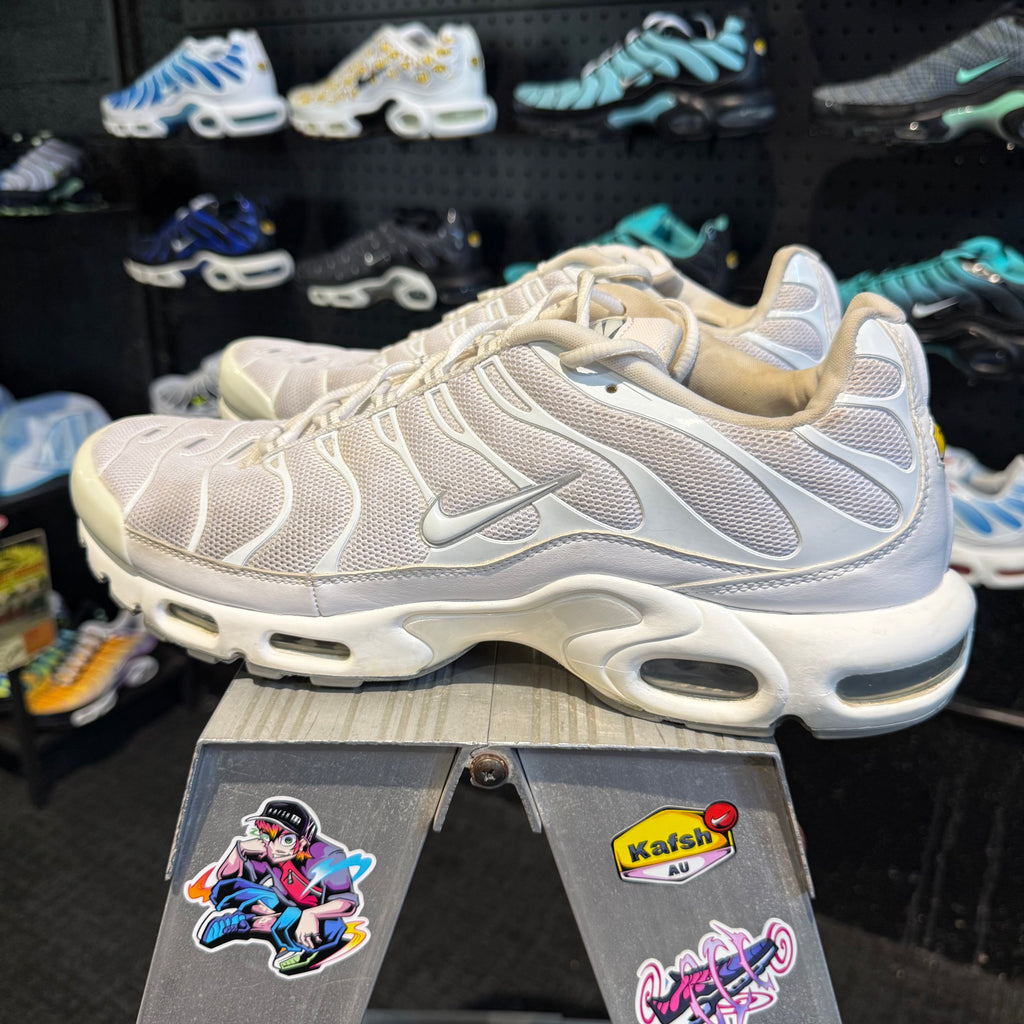 Nike Air Max Plus TN 'Triple White Casper' (Second hand)