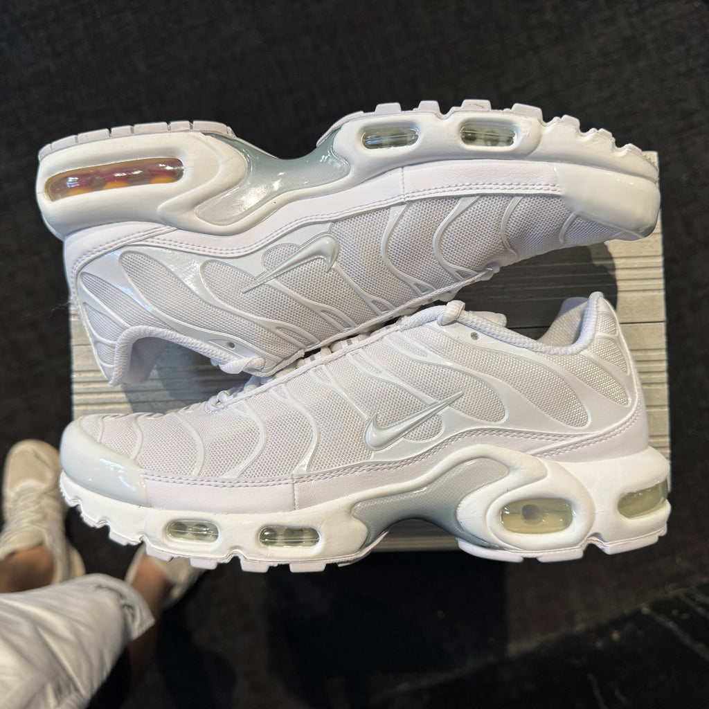 Nike Air Max Plus TN 'Triple White' (Brand New)