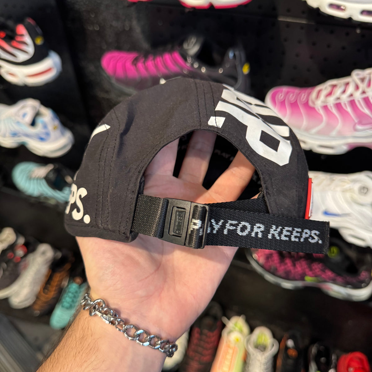 Geedup Play For Keeps Cap 'Black White' (Second hand)