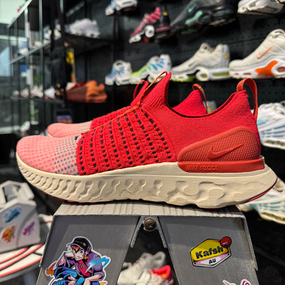 Nike React Phantom Run Flyknit 2 'Cream Red Neon' (Second hand)