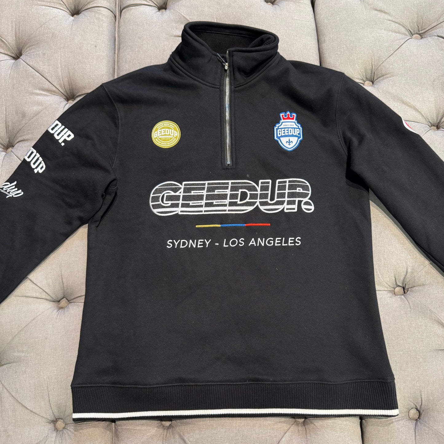 Geedup Sportsman Badges QTR Zip 'Black' (Second hand)
