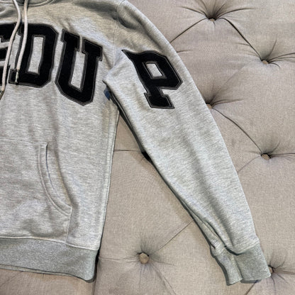 Geedup Team Logo Hoodie 'Grey Black' (Second hand)