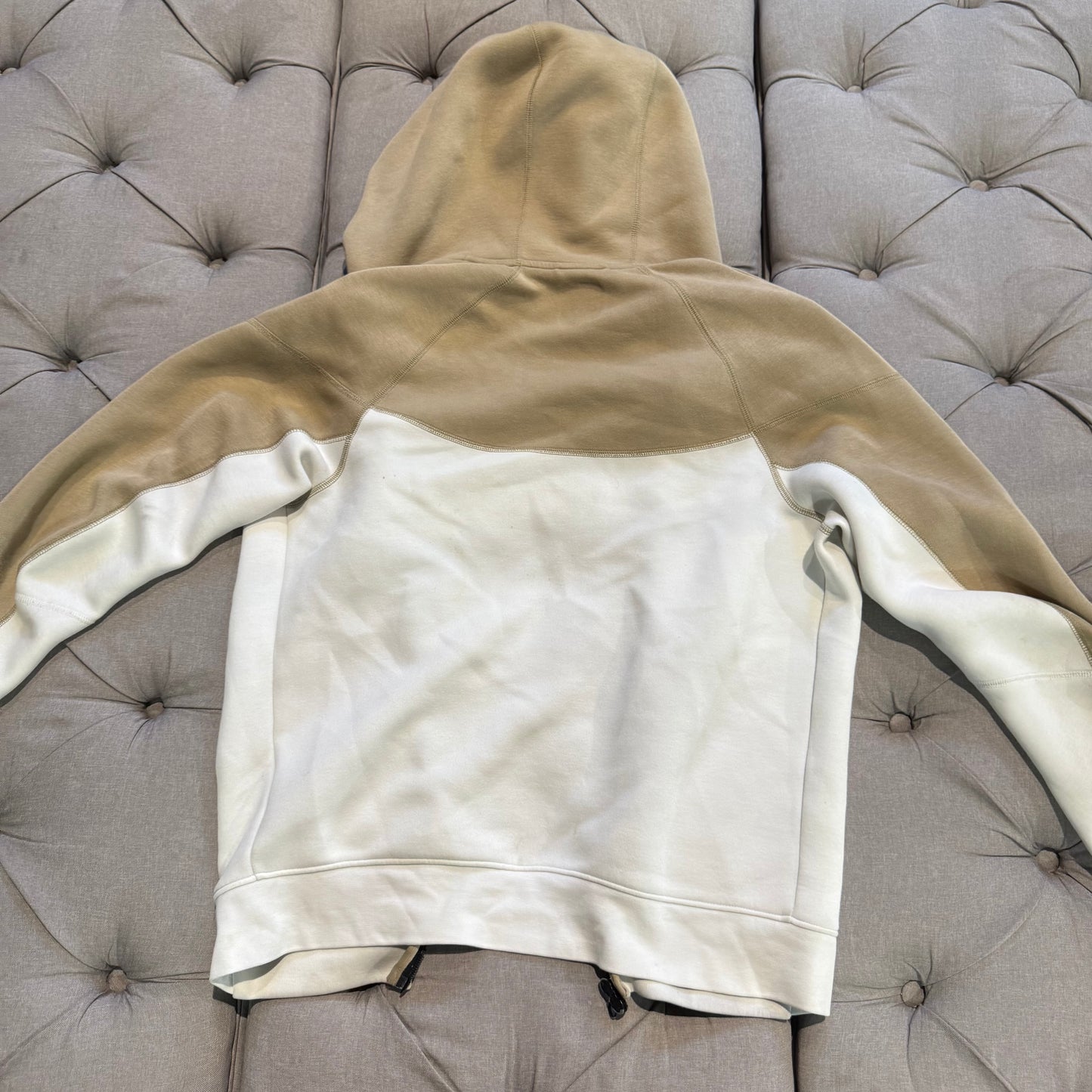 Nike Tech Fleece Jacket 'White Brown' (Second hand)