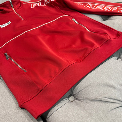 Geedup Play For Keeps Quarter Zip 'Red' (Second hand)