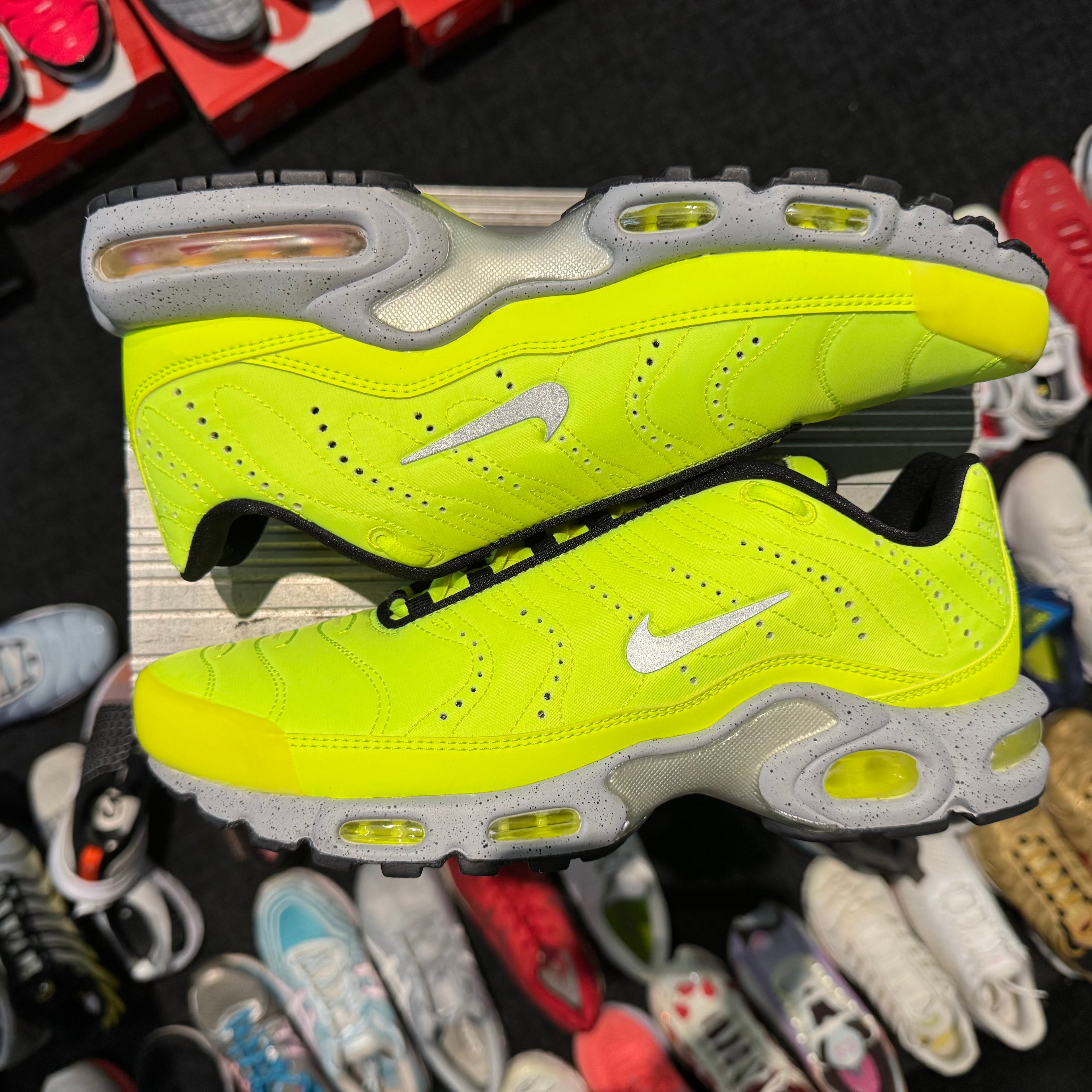 Nike Air Max Plus TN PRM 'Volt Silver Wolf Grey' (Brand New)