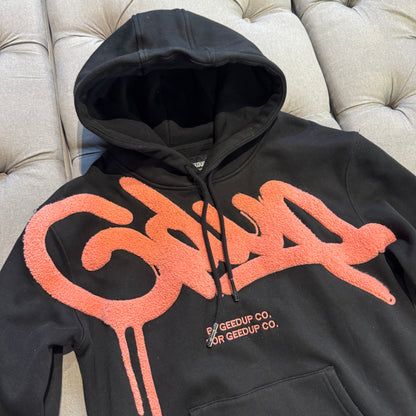 Geedup Handstyle Hoodie 'Black Peach' (Second hand)