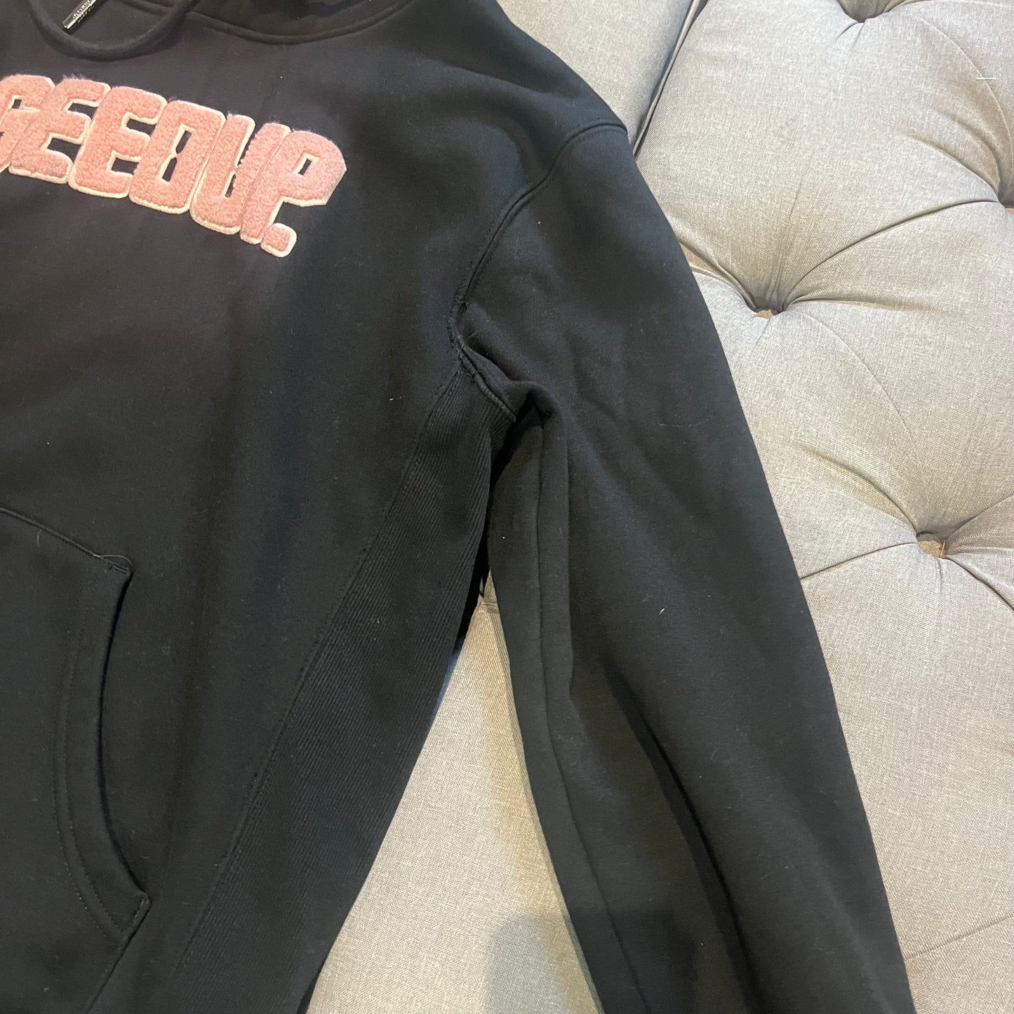 Geedup Play For Keeps Hoodie 'Black Pink' (Second hand)