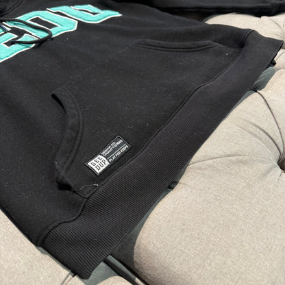 Geedup Team Logo Hoodie 'Black Teal' (Second hand)
