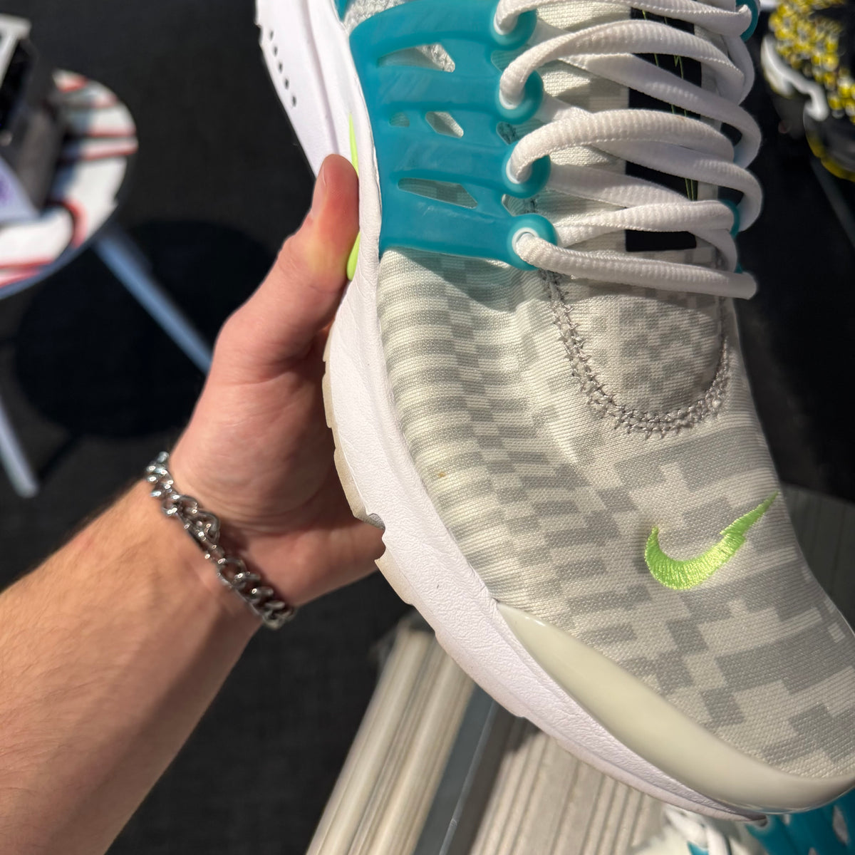 Nike Air Presto 'White Lime Glow Aquamarine' (Second hand)
