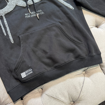 Geedup Handstyle Hoodie 'Black Grey' (Second hand)