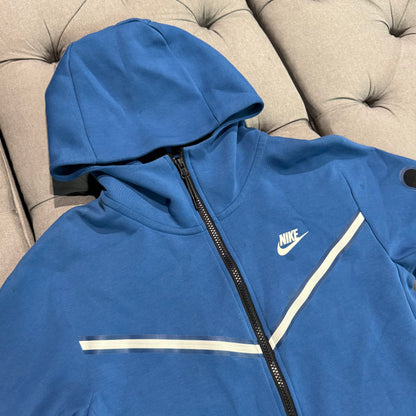 Nike Tech Fleece Jacket 'Blue White' (Second hand)