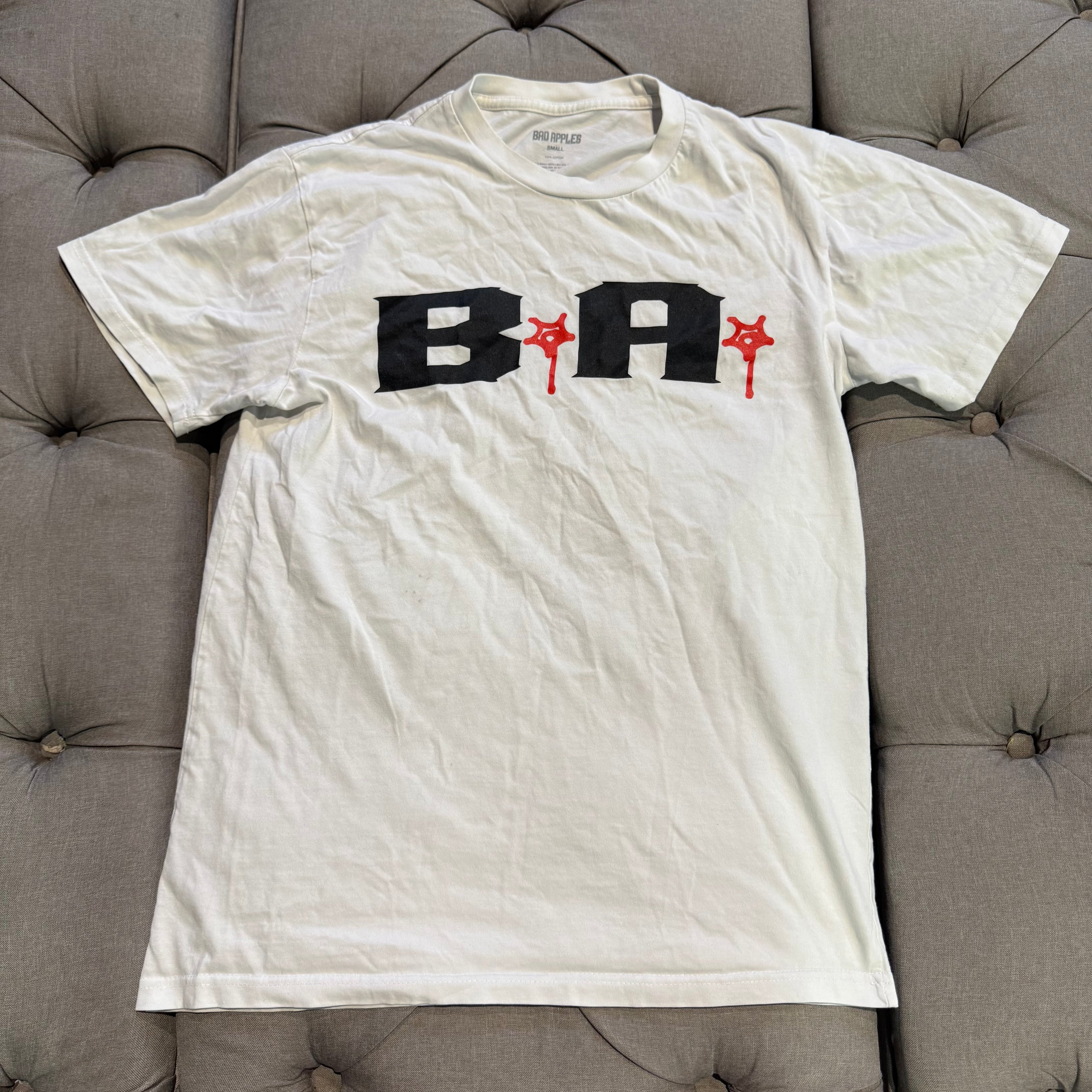 Bad Apples BA Shot T-Shirt 'White' (Second hand)
