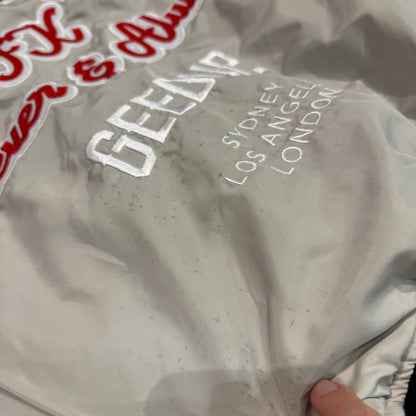 Geedup Company Varsity Bomber Jacket 'Grey/Red' (Second hand)